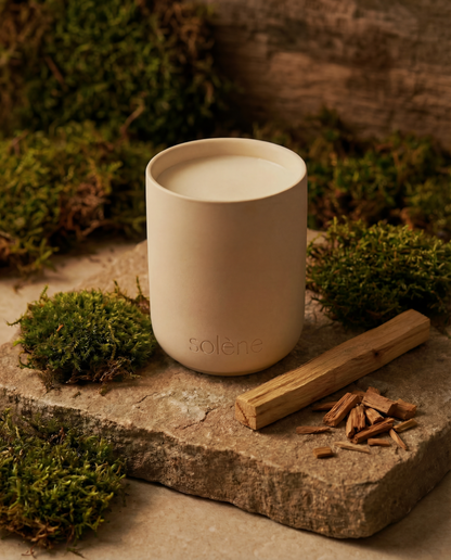 Wickless Candle - Palo Santo and Sandalwood