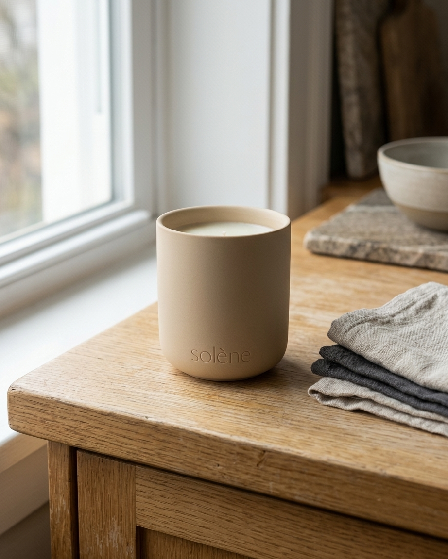Wickless Candle - Palo Santo and Sandalwood